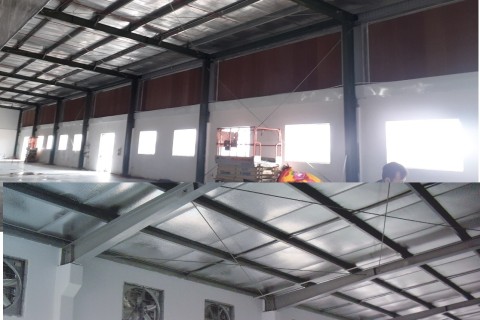 Làm mát nhà xưởng bằng hơi nước 