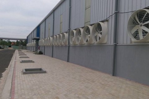 Thông gió làm mát cho nhà xưởng bằng công nghệ Cooling Pad
