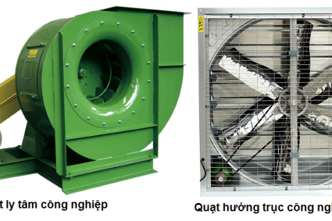Nên chọn quạt hướng trục hay quạt ly tâm? Nên chọn quạt hướng trục hay quạt ly tâm?
