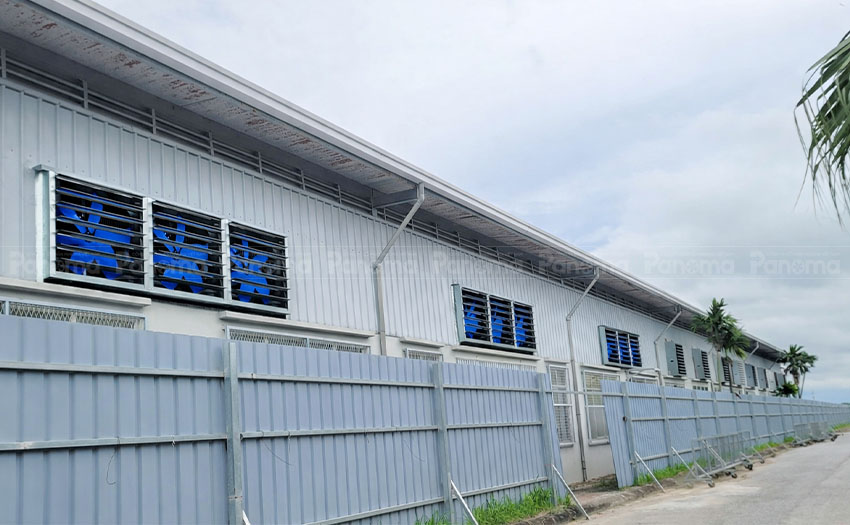 Lắp đặt quạt công nghiệp xanh siêu bền TTC cho nhà xưởng