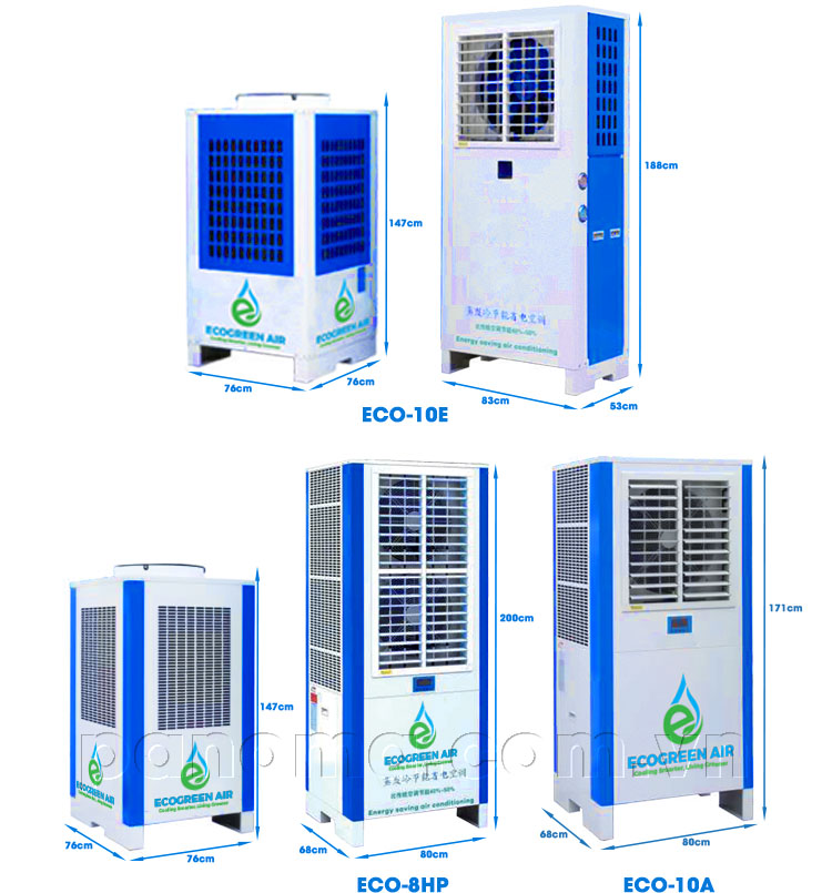 Thông số kỹ thuật Điều hòa siêu tiết kiệm Eco Green ECO-10D