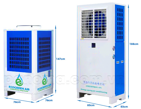 Thông số kỹ thuật Điều hòa siêu tiết kiệm Eco Green ECO-10E