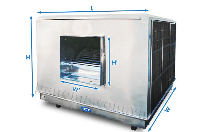 Thông số kỹ thuật Máy làm mát công nghiệp inox iCT-600D