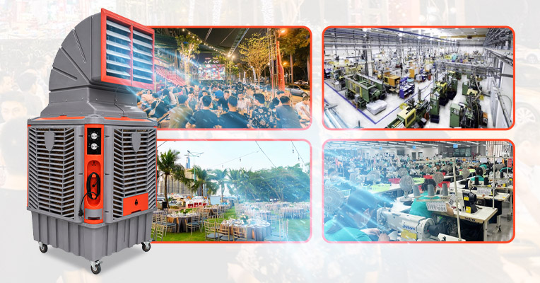 Ứng dụng của Máy làm mát di động QB-130C