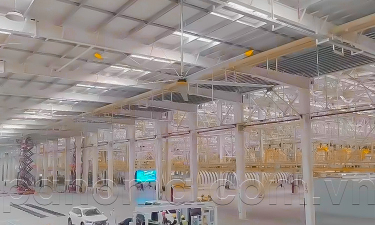 Ứng dụng của quạt trần công nghiệp HVLS