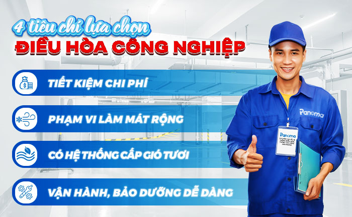 Tiêu chí lựa chọn điều hòa công nghiệp cho nhà xưởng