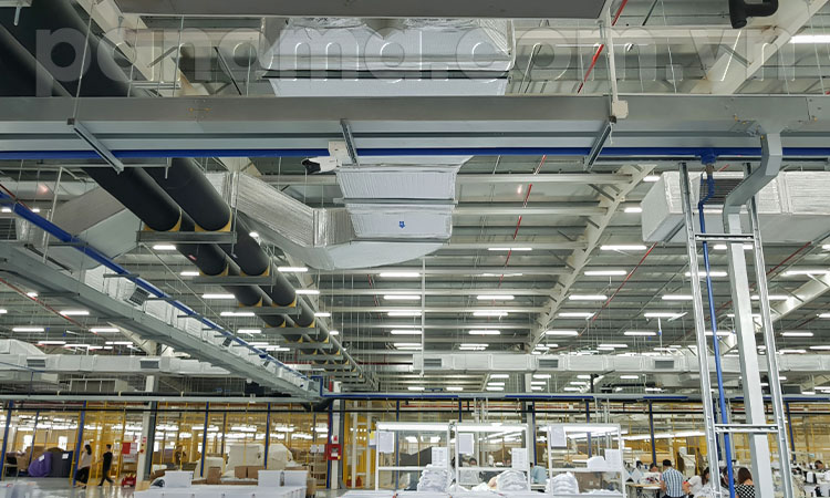 Hệ thống Dàn lạnh kết hợp Kênh dẫn gió đến từng vị trí