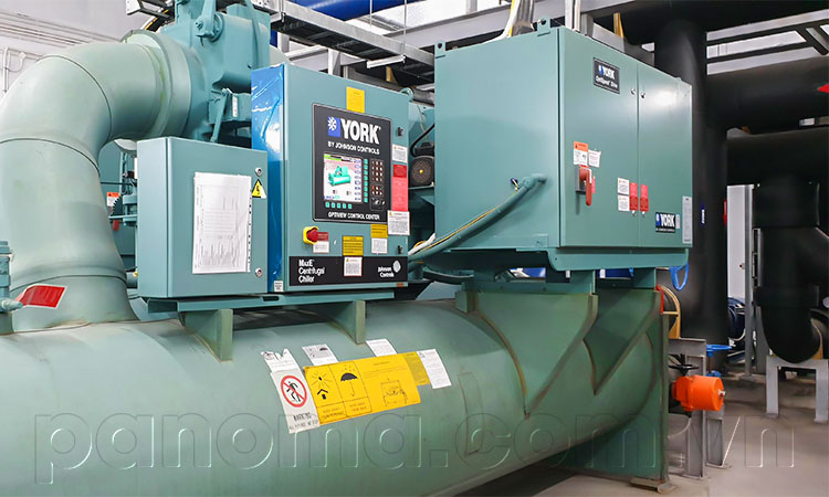 Hệ thống Chiller giải nhiệt nước sau khi hoàn thiện