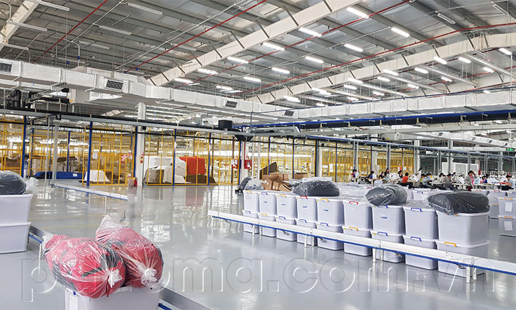 Toàn cảnh nhà máy sau khi hệ thống Điều hòa Chiller đi vào hoạt động